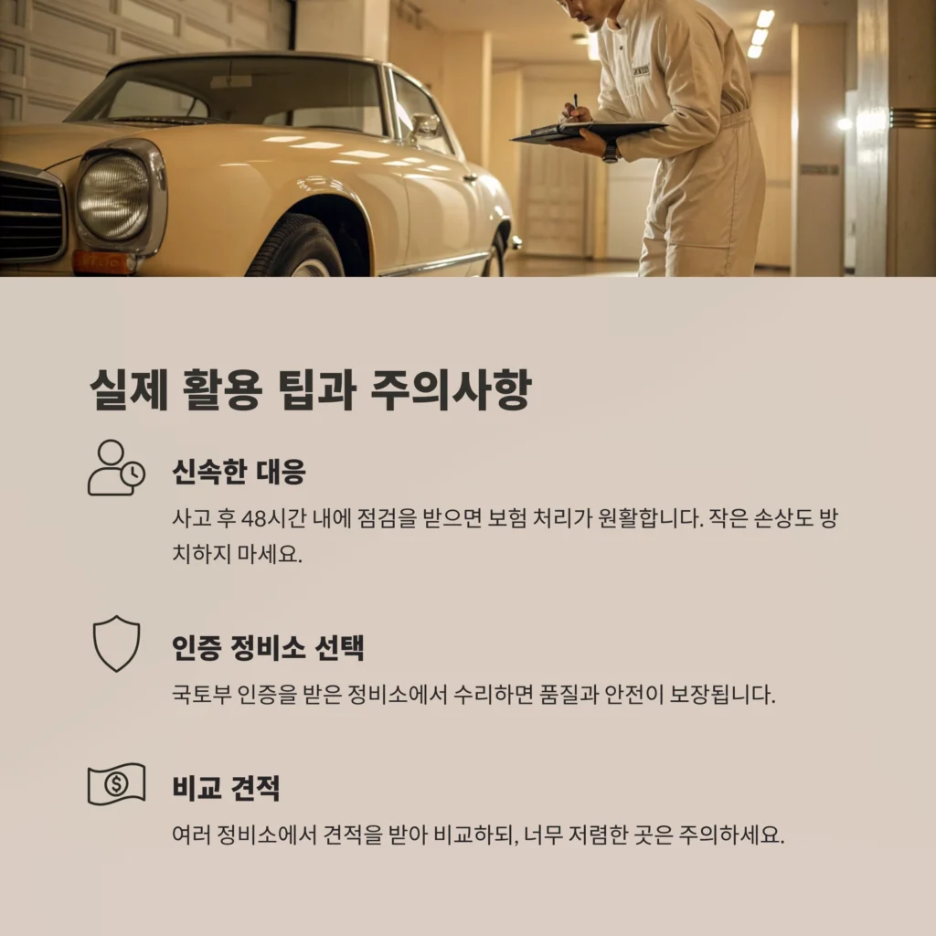 자동차 범퍼 관리