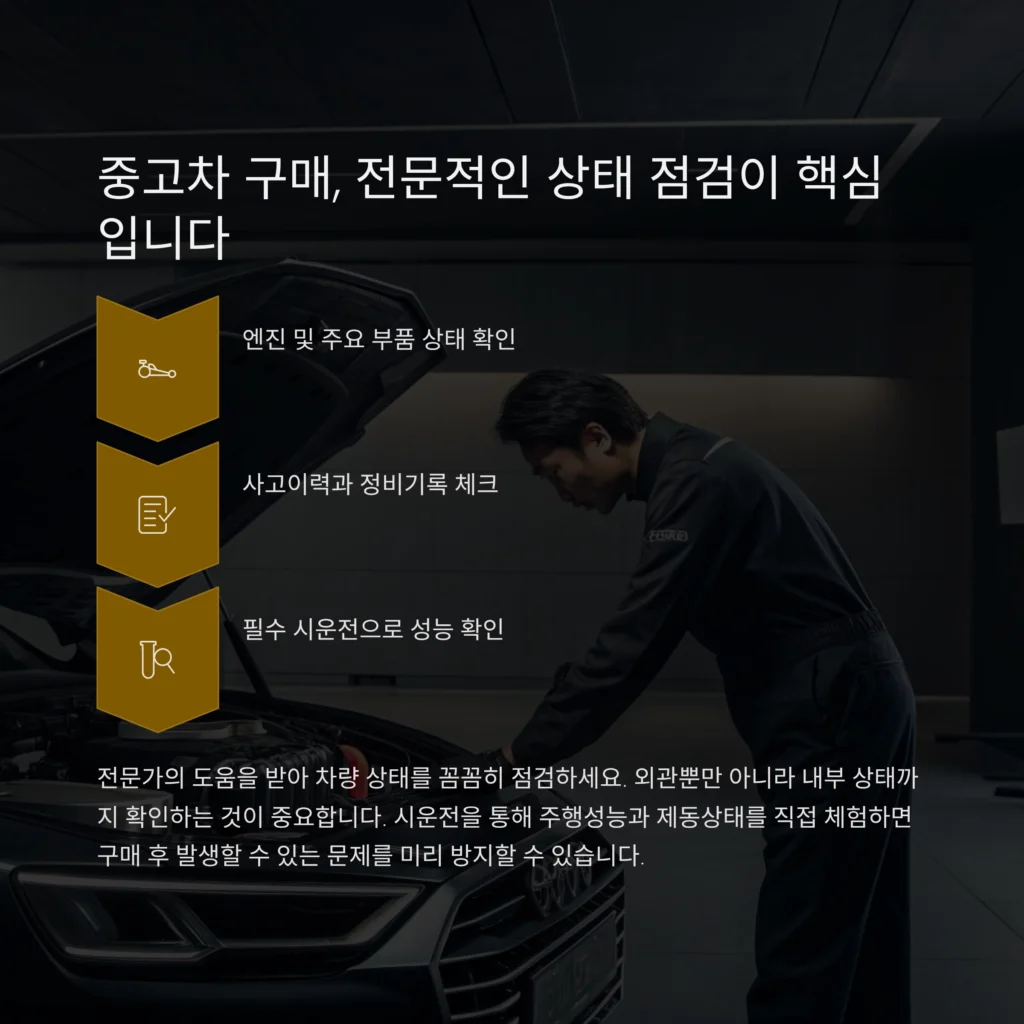 중고차 구매 체크리스트