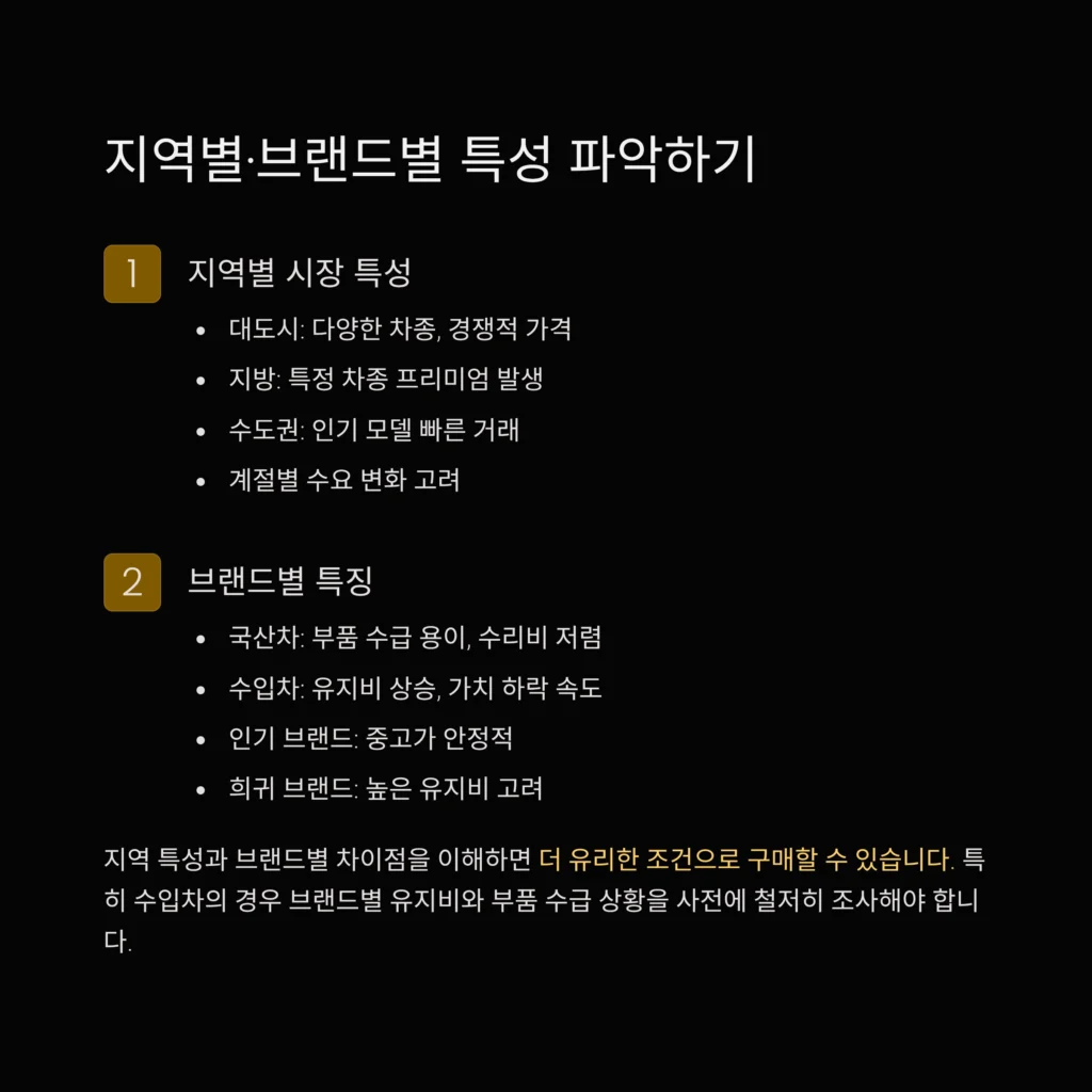 중고차 구매 체크리스트