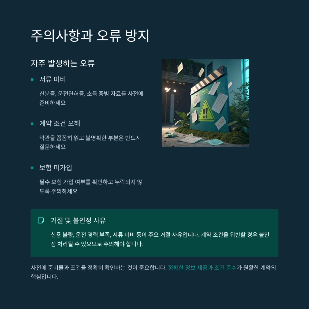장기렌트 가격비교